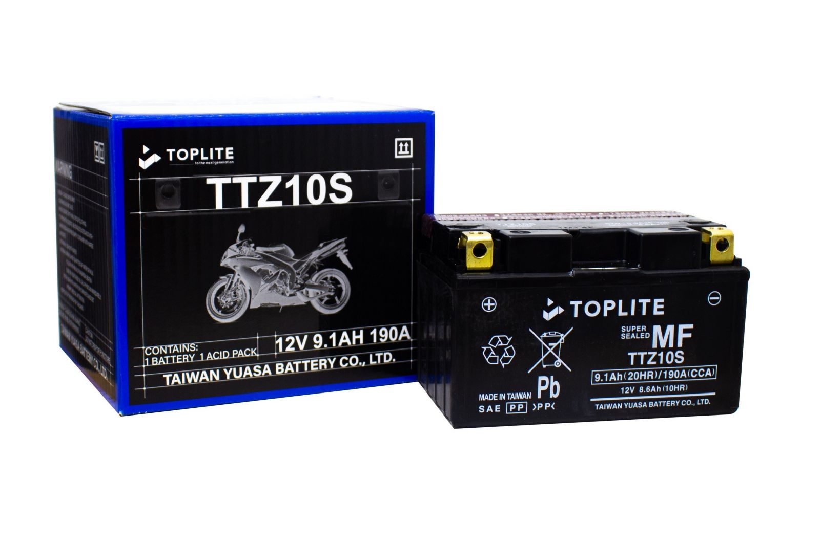 Bình ắc quy Toplite TTZ10S