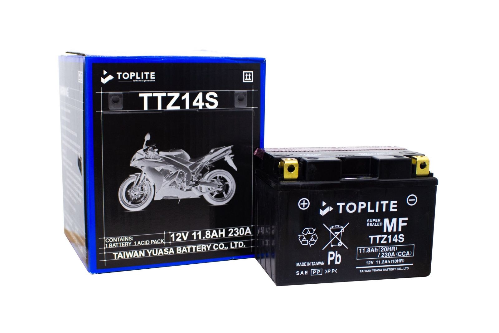 Bình ắc quy Toplite TTZ14S